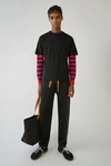 Acne Studios Crew Neck T-shirt In Black