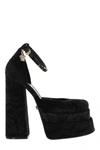 Versace With Heel In Black