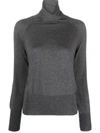 Wild Cashmere Diana High-neck Jumper In Grey