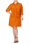 STANDARDS & PRACTICES STANDARDS & PRACTICES RUCHED SHIRTDRESS