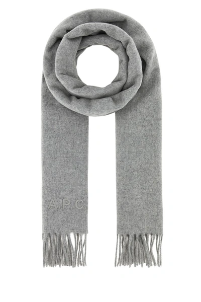 Apc A.p.c. Scarves And Foulards In Heatheredgrey