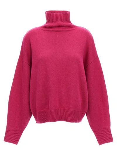 Isabel Marant Aspen Sweater, Cardigans Fuchsia In Multicolour