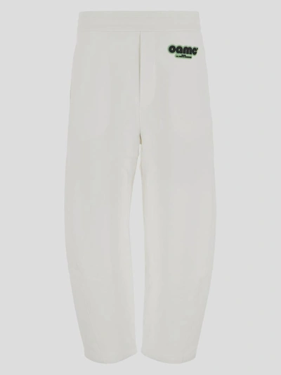 Oamc Trousers In Offwhite