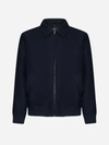 Apc Kerlouan Logo-embroidered Cotton-twill Overshirt In Dark Navy