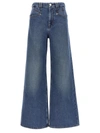 Isabel Marant Lemony High Waist Wide Pants In Blue