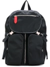 NEIL BARRETT buckled backpack,PBBO200F910312167900