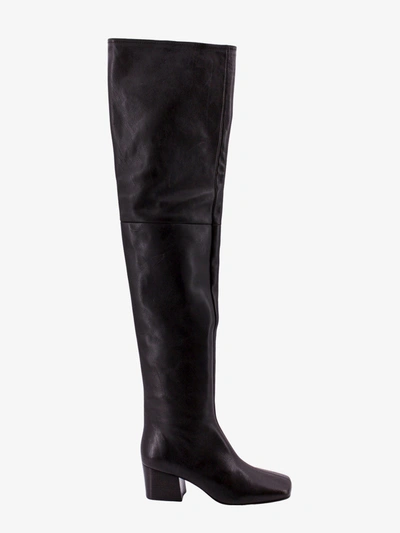 Lemaire Brown Leather Boots