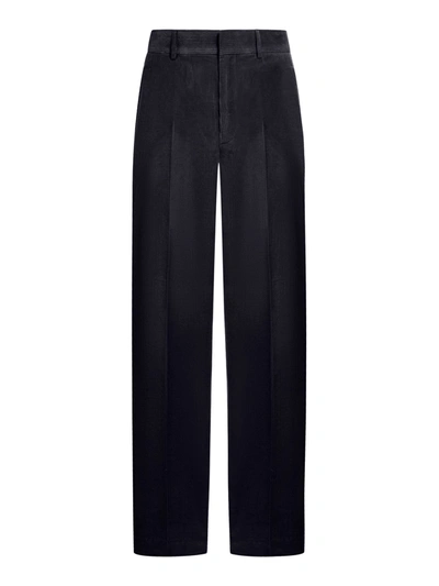 Palm Angels Palazzo Pants In Blue
