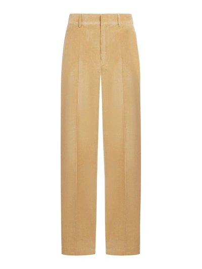 Palm Angels Palazzo Trousers In Nude & Neutrals