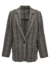 Marant Etoile Charlyne Herringbone Wool Jacket In Beige