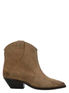 ISABEL MARANT DEWINA BOOTS, ANKLE BOOTS BROWN