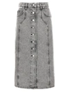 Isabel Marant Étoile Vandy Denim Midi Skirt