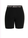 Off-white Womens Black Polyester Shorts In Black