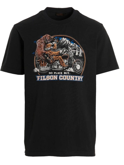 Filson Pioneer T-shirt In Black