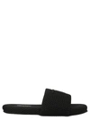 Tom Ford Harrison Logo-embroidered Mesh Slides In Black