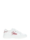 Dsquared2 Bumper Leather Sneakers In Multicolor