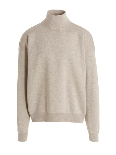 Fear Of God High Neck Sweater In Gray