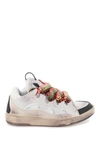 LANVIN USED EFFECT 'CURB' SNEAKERS