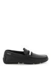 Bally Pearce Stripe-detail Loafers In Black