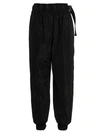 Proenza Schouler Nylon And Silk Taffeta Trousers In Black
