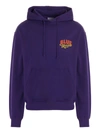 Bluemarble Organic Cotton Hoodie With Logo In Purple