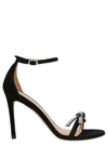 Stuart Weitzman 100mm Open-toe Platform Sandals In Black