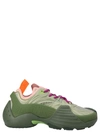 Lanvin Multi-panel Lace-up Sneakers In Multicolor