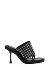 Jw Anderson J.w.anderson 'bumber Crystal' Mules In Black