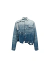 Botter Blue Upside Down Denim Jacket In Denim Wash 1