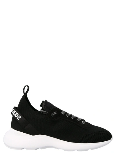 Dsquared2 Fly Low Top Trainers In Black