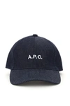 Apc Brimmed Hat With Adjustable Strap And Ventilation In Blue