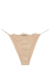 Oseree Lurex Silk Briefs In Gold