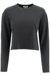 AGOLDE 'MASON' LONG SLEEVE CROPPED T SHIRT