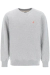 Autry Crew-neck Sweatshirt With Logo Patch In Grey