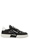 Valentino Black White Vl7n Leather Sneakers