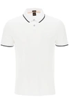 HUGO BOSS PASSERTIP SLIM FIT POLO SHIRT IN COTTON PIQUÉ