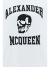 Alexander Mcqueen Alexander Mc Queen Skull T Shirt In White/black