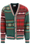 Drôle De Monsieur Drole De Monsieur 'le Cardigan Santa' Jacquard Cardigan In Red, Green