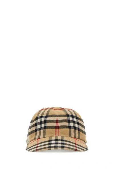 Burberry Unisex Embroidered Cotton Baseball Cap In Multicolor
