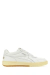 PALM ANGELS PALM ANGELS WOMAN WHITE LEATHER UNIVERSITY SNEAKERS