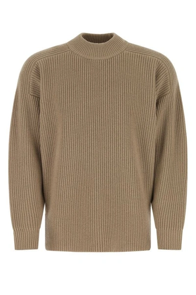 THE ROW THE ROW MAN CAPPUCCINO WOOL BLEND SWEATER