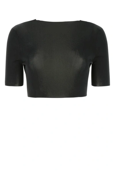 The Row Woman Black Polyester Top