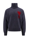 Ami Alexandre Mattiussi Sweater In Grey