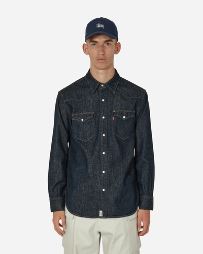 Levi's Made In Japan 65 Western Shirt Greenfield In Blue