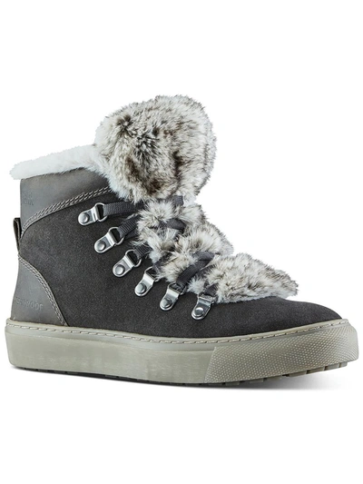 Cougar Daniel Womens Suede Winter Casual Sneakers In Grey