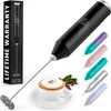 Zulay Kitchen Portable And Compact Handheld Foam Maker In Black