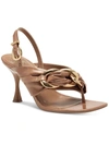 VINCE CAMUTO MELZIE WOMENS LEATHER CHAIN HEELS