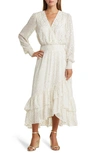 Lilly Pulitzer Cristiana Midi Dress In Coconut Metallic Clip Dobby