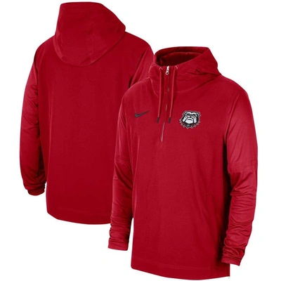 Nike Georgia Player  Men's College Long-sleeve Woven Jacket In Red