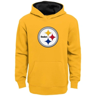 Outerstuff Kids' Youth Gold Pittsburgh Steelers Prime Pullover Hoodie